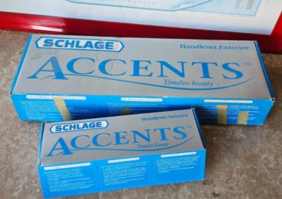 SCHLAGE Accents handleset exterior & Exterior FA358 fa359 Ash 619 KD Bronze - Image 1 of 4