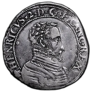 Monnaie France - Henri II - Teston - 1560 N Montpellier - Imagen 1 de 2