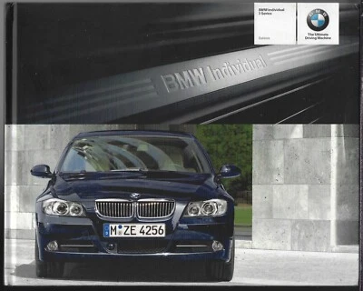 BMW 3-Series Saloon E90 Individual Personalisation 2005-06 UK Hardback Brochure - Image 1 of 2