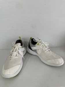 FootJoy FJ Flex Spikeless Golf Shoes Lace Up White Gray 56101S Mens Size 7.5m US - Picture 1 of 7
