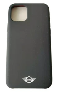 Offiziell lizenzierte Mini Flüssig Silikon Hülle für Apple iPhone 11 Pro - Schwarz - Bild 1 von 6