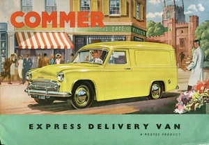 Commer Express Delivery Van 1960 UK market sales brochure 725/B - Picture 1 of 1