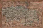 Toledo. Castilla-La Mancha. Mapa Antiguo De La Provincia 1905 Old Antique