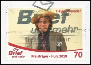 Helge Schneider - Ganador Hurz 2018 - 70 céntimos - Sellado - Carta y más - Imagen 1 de 1