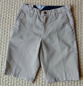 VOLCOM YOUTH BOYS Frickin Chino Year Round Surf 9" Shorts Size 26 12 Yrs Khaki - Picture 1 of 10