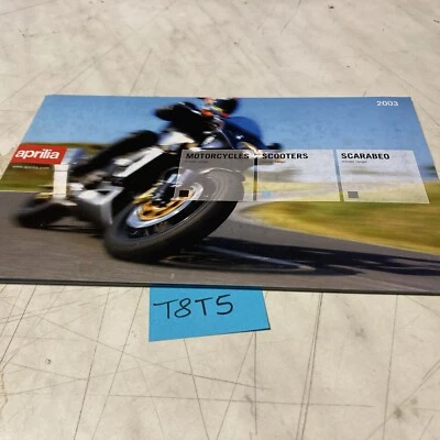 Aprilia Moto Rango Scooter 2003 Catálogo Folleto Catálogo De Alemán - Imagen 1 de 4