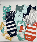 New Lot Of 12 Piece Baby Boys Clothes Infant Size Newborn Up to 6-9 lbs