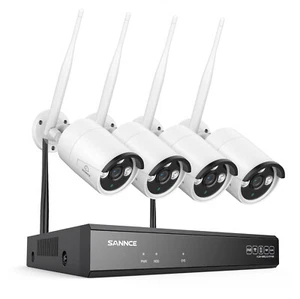 SANNCE 3MP Wireless Security Camera System Audio Recording 8CH NVR AI Detection - Picture 1 of 11