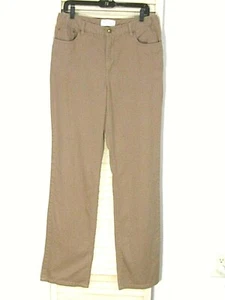 Chadwicks 12T 12 Tall Womens Pants Caramel Tan Brown Straight Leg 34" Inseam - Picture 1 of 6