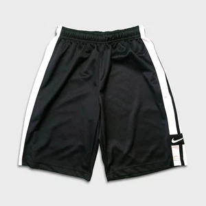 Pantalones cortos deportivos Nike Sportswear para hombre medianos negros Swoosh pantalones de gimnasio - Imagen 1 de 5