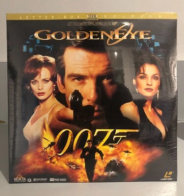 BRAND NEW James Bond 007 Golden Eye - 2 Laserdiscs, Letterbox Edition, THX — 第 1/3 张图片