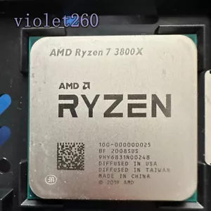 AMD Ryzen 7 3800X AM4 CPU Processor R7-3800X 3.9GHz 8Cores 16T 32MB 105W - Picture 1 of 1