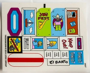 LEGO 71006 The Simpsons - The Simpsons House - STICKER SHEET - Picture 1 of 1