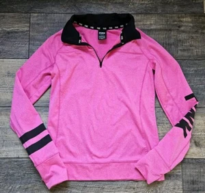 Victoria’s Secret PINK Women’s Quarter Zip Jacket Track Running Size S Small - Picture 1 of 5