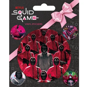 Vinyl Sticker / Aufkleber-Set Squid Game - Soldiers 1x7,5cm 4x2cm PS7494 - Imagen 1 de 1