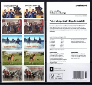 Sweden 2023 Horses , animals MNH self adhesive face value 220 sek - aprox. 20 $ - Picture 1 of 1