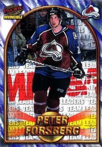 1997-98 Pacific Invincible NHL Regime #216 Peter Forsberg