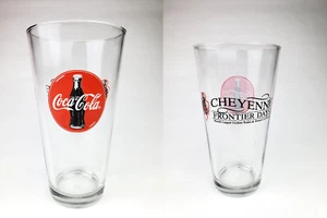 Coca-Cola Cheyenne Frontier Days Rodeo Souvenir Glass Tumbler 20oz Anchor Hockin - Picture 1 of 13