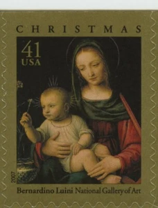 #4206 - 2007 41c Weihnachtsmadonna der Nelke - Einzelmarke postfrisch - Bild 1 von 1