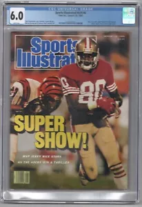 Jerry Rice SPORTS ILLUSTRATED Jan 30, 1989 Newsstand CGC 6.0 First Cover FC - Picture 1 of 2