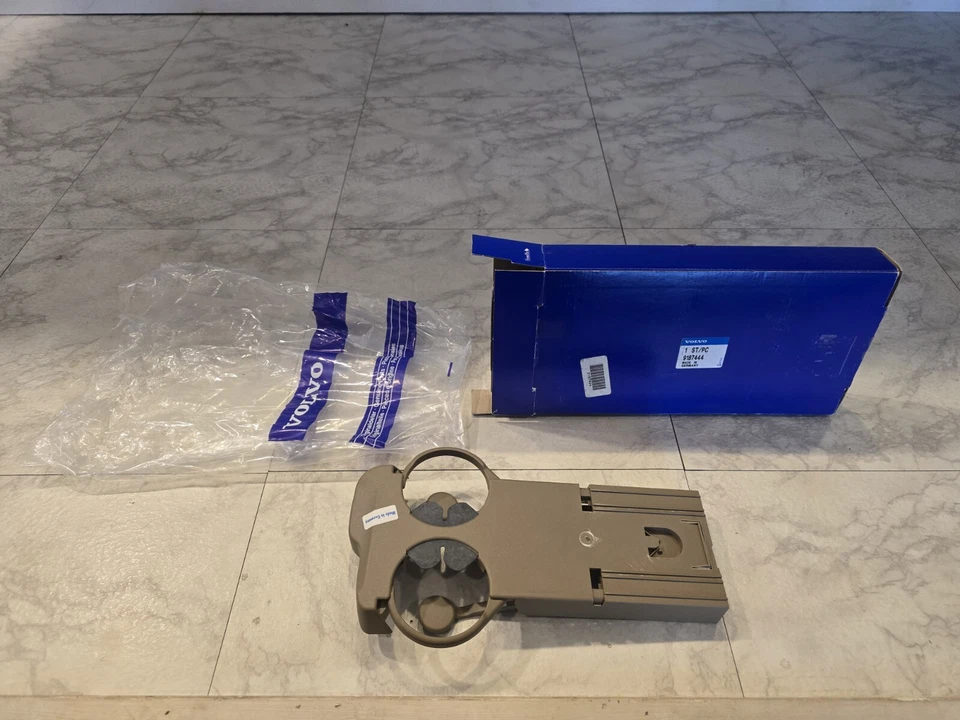 NOS New! Volvo S90 Cup Holder Tan 1997- 1998 Oem Tan Excellent  - Image 1 of 4