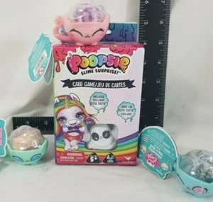 Poopsie SLIME SURPRIS Card Game Cutie Tootie Figure + 3 KITTEN CAFE Yarn Balls😸 - Picture 1 of 8