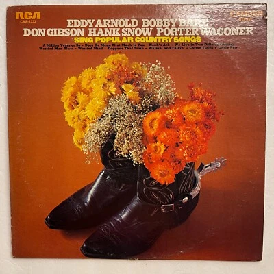 Eddy Arnold, Bobby Bare, Don Gibson, Hank Snow, Porter Wagoner Sing Popular Coun - Image 1 of 3