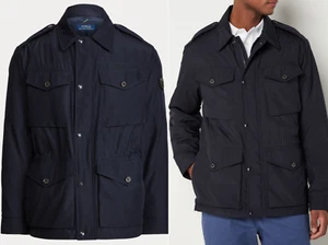 Polo Ralph Lauren Truppen gefütterte Feldjacke Militär Oxford Blouson Mantel M - Bild 1 von 12