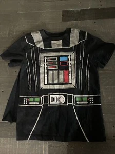 Star Wars Black Darth Vader Costume T-Shirt With Cape Youth Large JH6 - Picture 1 of 4
