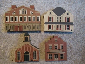 4pc Cats Meow Roscoe Village OH Series Jackson Twp Canal Co Warehouse General - Picture 1 of 2