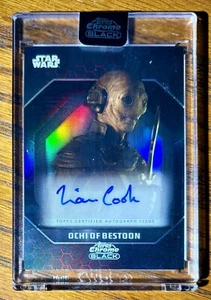 2024 TOPPS STAR WARS CHROME BLACK OCHI OF BESTOON - LIAM COOK AUTOGRAPH #ADS-LC - Picture 1 of 1