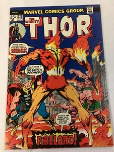 Thor #225 FN/VF 1st Appearance of Firelord! John Buscema Cover! Marvel 1974 - Bild 1 von 8
