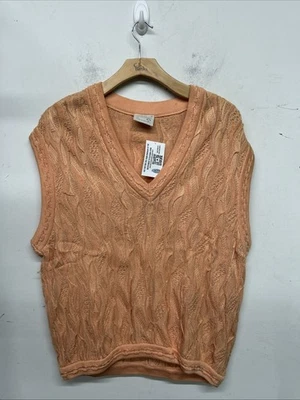 Vintage Coogi Peach Sweater Vest SZ L  - Image 1 of 4