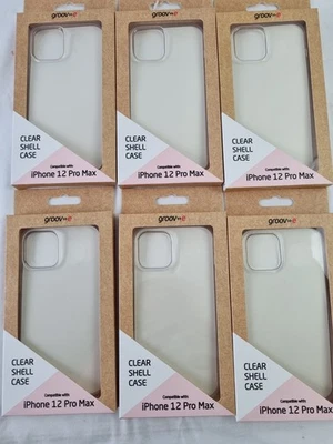 Groove 50Pcs 7.4kg iPhone 12 Pro Max Clear Case Bundle NEW F2 - Image 1 of 4
