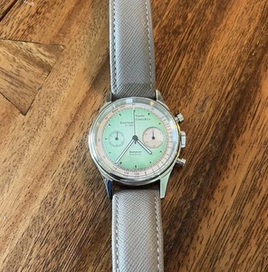 Studio Dradic Mint Ch0c Chip Manual Wind 38mm Watch. Studio Underd0g Tribute. - Picture 1 of 3