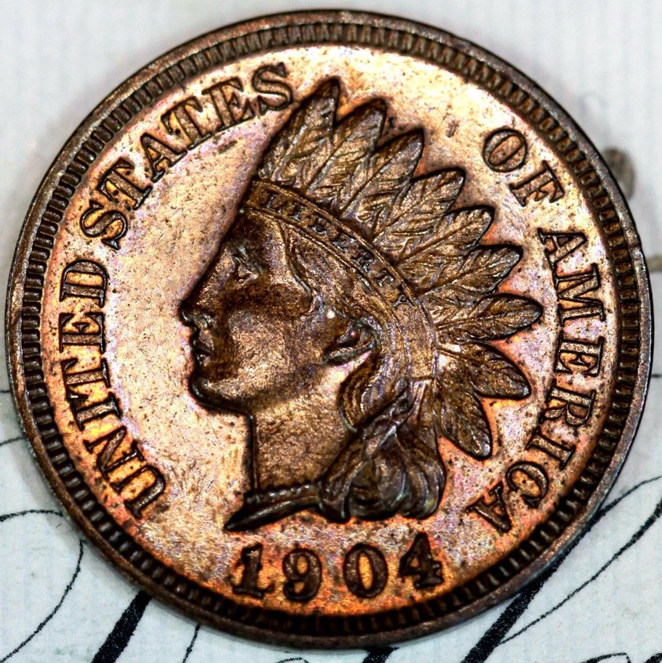 1904 PRISTINE++ GEM PROOF INDIAN HEAD PENNY DC184 FROM MATTHEWS HOARD - Image 1 of 3