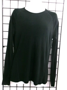 "NEW ARMADILLO  🔥 LARGE / XL / 42" CHEST ==BLACK BASE LAYER MERINO WOOL SWEATER - Picture 1 of 6
