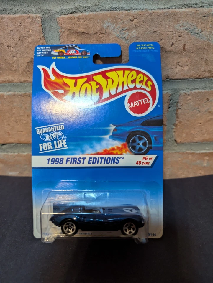 Jaguar D Type Blue 18144 Blackwall 1998 primera edición Hot Wheels nuevo Foto 1 de 1