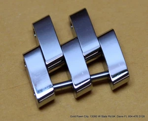 100% Auténtico Breitling 18mm Acero Inoxidable Tipo Tornillo Eslabón Para Pulsera Piloto - Imagen 1 de 6