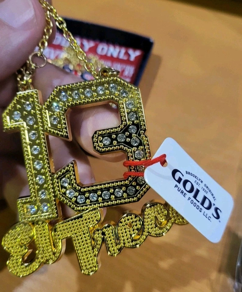 El Trece Hanley Ramirez Red Sox Necklace Promotion CIB With Box Rare Sp Ssp - Image 1 of 4