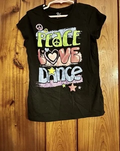 De segunda mano - Camiseta gráfica manga corta The Childrens Place niñas (talla M 7/8) - Imagen 1 de 2