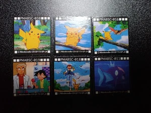 Pokemon GB Pocket Mini Card Non Holo x6 Ash Pikachu Magikarp etc #5727 - Picture 1 of 16