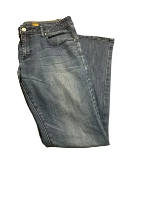 Pantalones de mezclilla rectos de tiro bajo Pilcro and the Letterpress Anthropologie para mujer 31/30 Foto 1 de 4