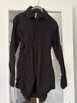 Camisa túnica negra larga Firetrap para mujer talla M Foto 1 de 4