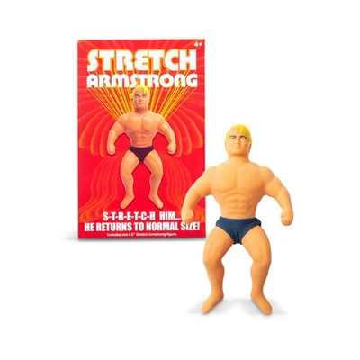 Basic Fun Stretch Armstrong Retro Action Figure – Small 6-Inch Super Stretchy To - Image 1 of 4