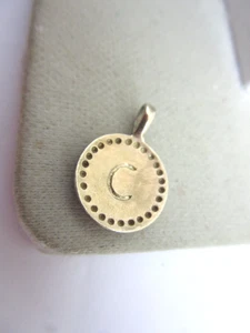 Stella and Dot Initial c 925 pendant/charm - Picture 1 of 2