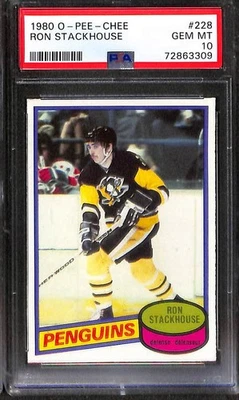 1980 O-Pee-Chee #228 Ron Stackhouse PSA 10 GEM-MT 72863309  - Image 1 of 3