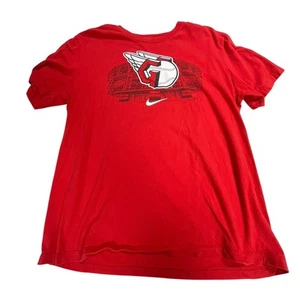 Kids Red Large Nike Dri Fit Cleveland Guardians T Shirt - Picture 1 of 5