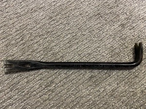 Extractor de clavos barra palanca vintage Stanley 55-818 17" hecho en EE. UU. - Imagen 1 de 13