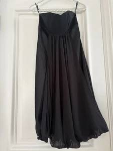 Morgan Dress Strapless Black Size Small - Picture 1 of 6